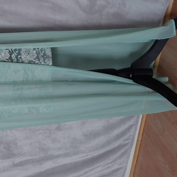 Mint mini long dress - Picture 4 of 8